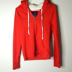 American Eagle womens Sweatshirt hoodie with fleece lined hood